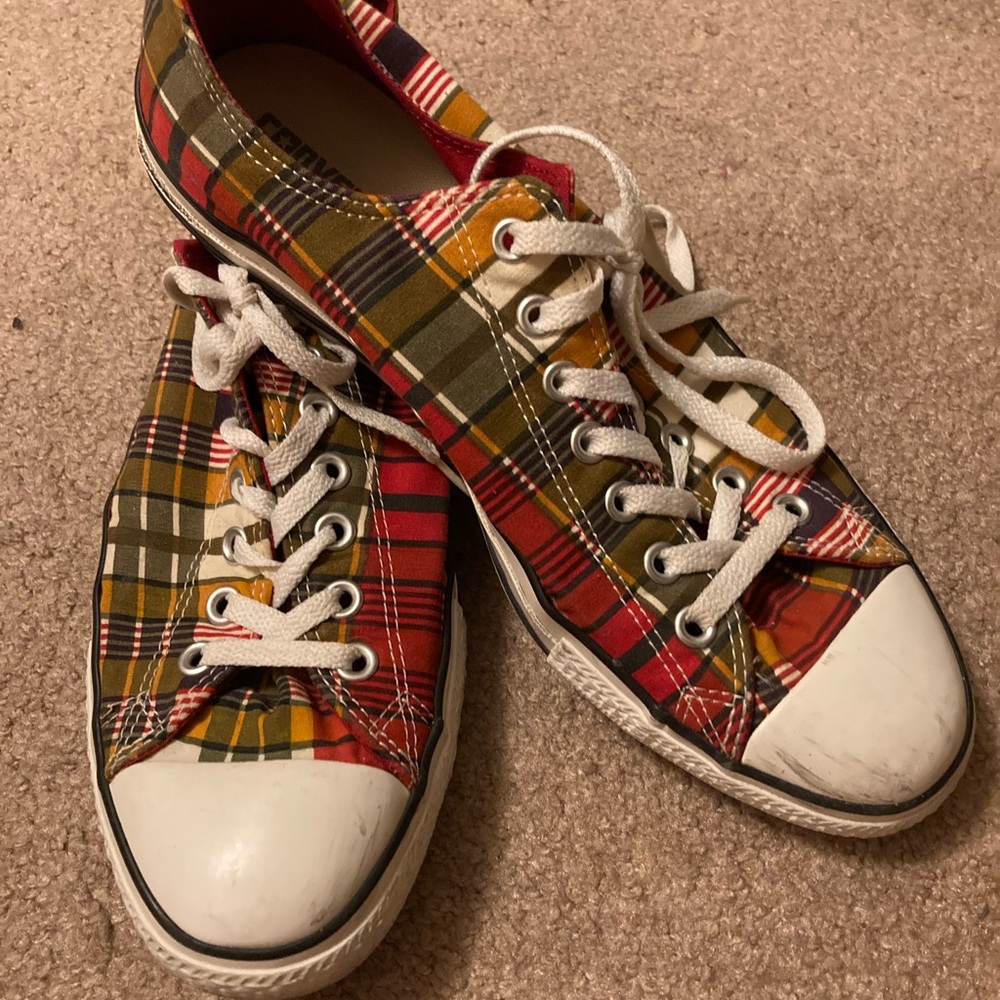 Converse Red Canvas Sneakers